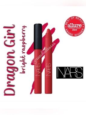 Dragon Girl Velvet Matte Lip Pencil Nars Bright Raspberry Brand New in Box